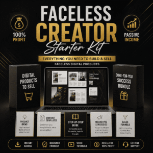 Launch a Profitable Faceless Brand | DFY Digital Products (PLR & MRR)
