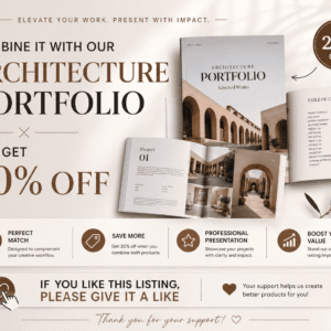 Professional Architecture AI Prompts & Templates Bundle (Nano Banana Edition) Done-For-You Prompts to Speed Up Your Designs & Elevate Your Renders