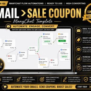 Automate, Customize & Earn ManyChat Flows with PLR & MRR Rights