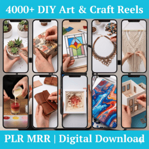 4000+ DIY Art & Craft Reels PLR MRR