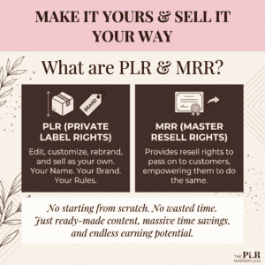 Launch a Profitable Faceless Brand | DFY Digital Products (PLR & MRR)