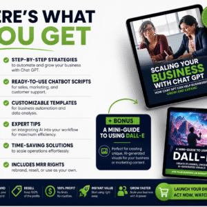 AI Ebook: Scale Your Business with ChatGPT Ready-to-Resell Digital Marketing Guide (MRR)