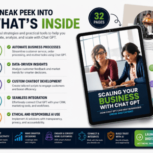AI Ebook: Scale Your Business with ChatGPT Ready-to-Resell Digital Marketing Guide (MRR)