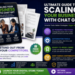 AI Ebook: Scale Your Business with ChatGPT Ready-to-Resell Digital Marketing Guide (MRR)