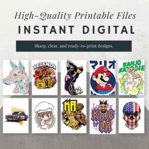 5M+ Premium T-Shirt Designs Bundle | Streetwear, Urban, Anime & Hip Hop Artwork | Instant Download