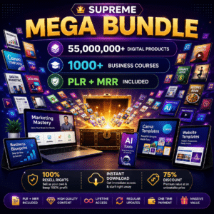 The Ultimate Digital Business Bundle | 55M+ PLR & MRR Products + 1000 Courses