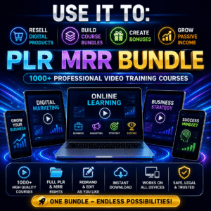 Ultimate Business Training Vault | 900+ Premium Video Courses | Full PLR + MRR Rights | Learn, Rebrand & Resell