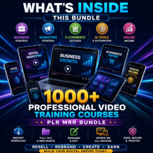 Ultimate Business Training Vault | 900+ Premium Video Courses | Full PLR + MRR Rights | Learn, Rebrand & Resell