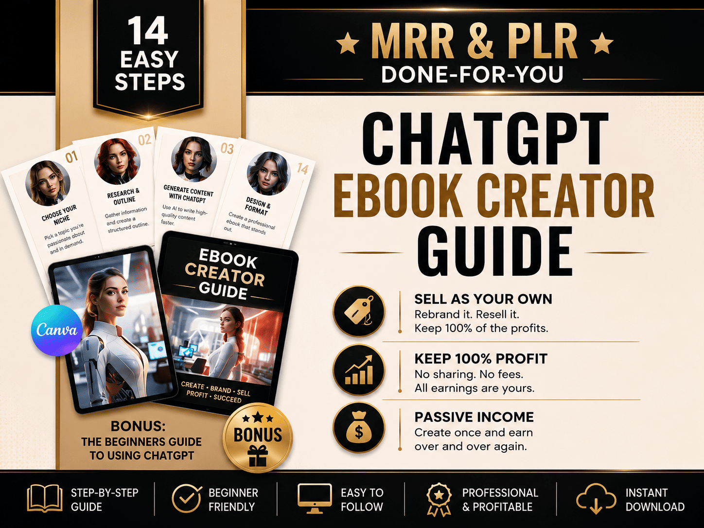 AI-Powered eBook Creation Guide for ChatGPT Users (MRR)